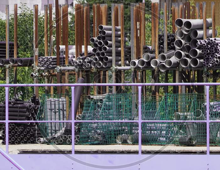 Plastic And Steel Pipes