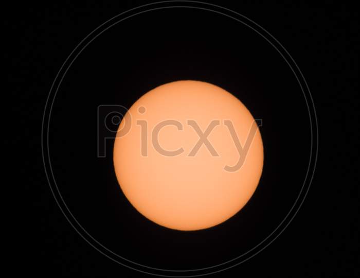 Sun Seen With Telescope
