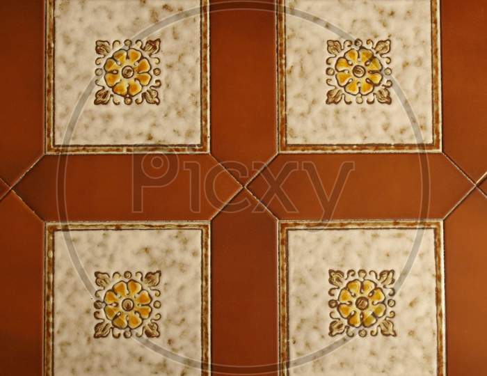 Floral Floor Tiles