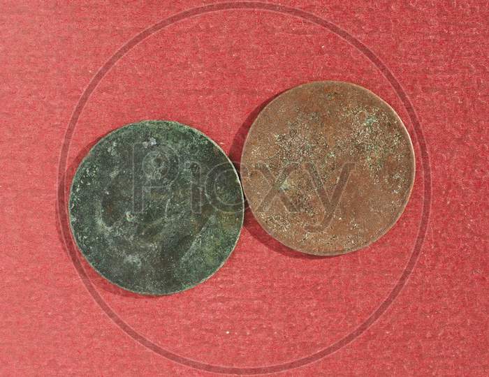 Ancient Rusted Coins