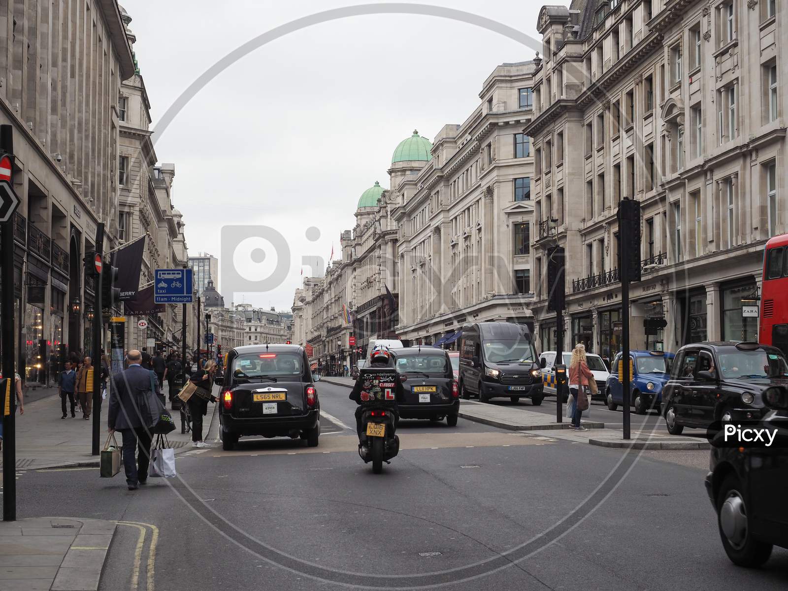 London, Uk - Circa September 2019: People In Regent Street