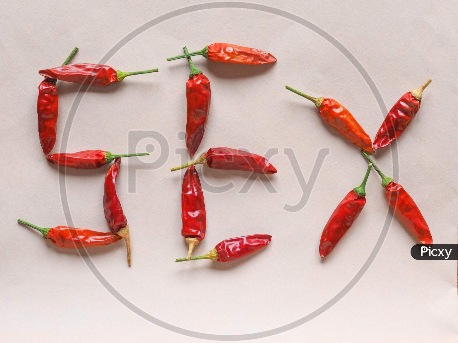 Image of Sex Written With Hot Chili Pepper Vegetables-YW811758-Picxy