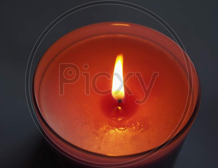 Scented Candle Flame