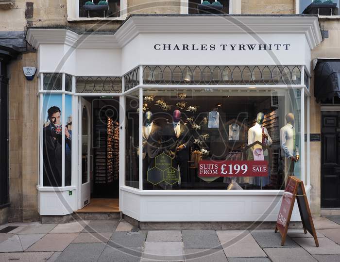 Bath, Uk - Circa September 2016: Charles Tyrwhitt Storefront