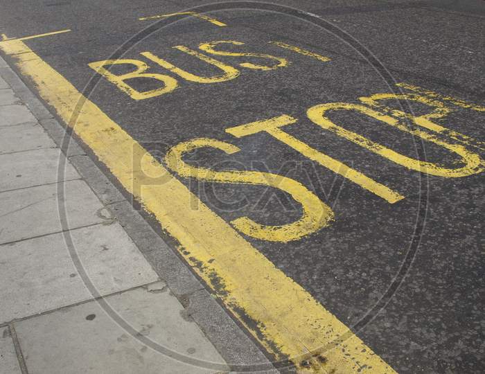 Bus Stop Sign