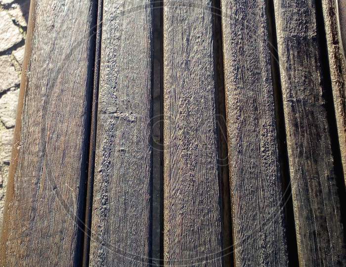 Wooden Bench Background