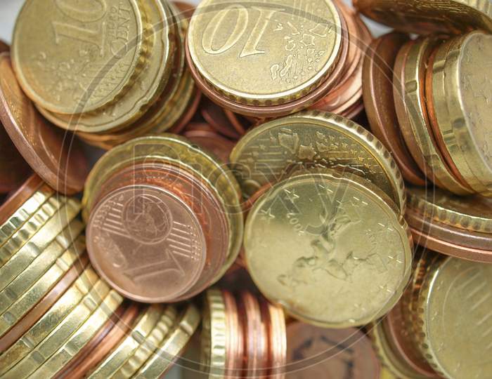 Euro Coins Background