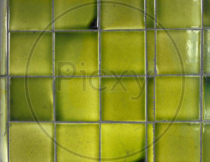 Green Tiles Texture