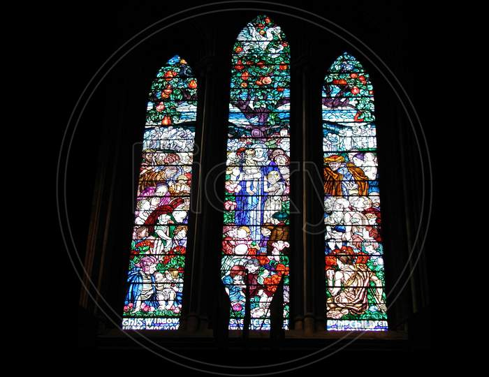Cathedral Glass Window