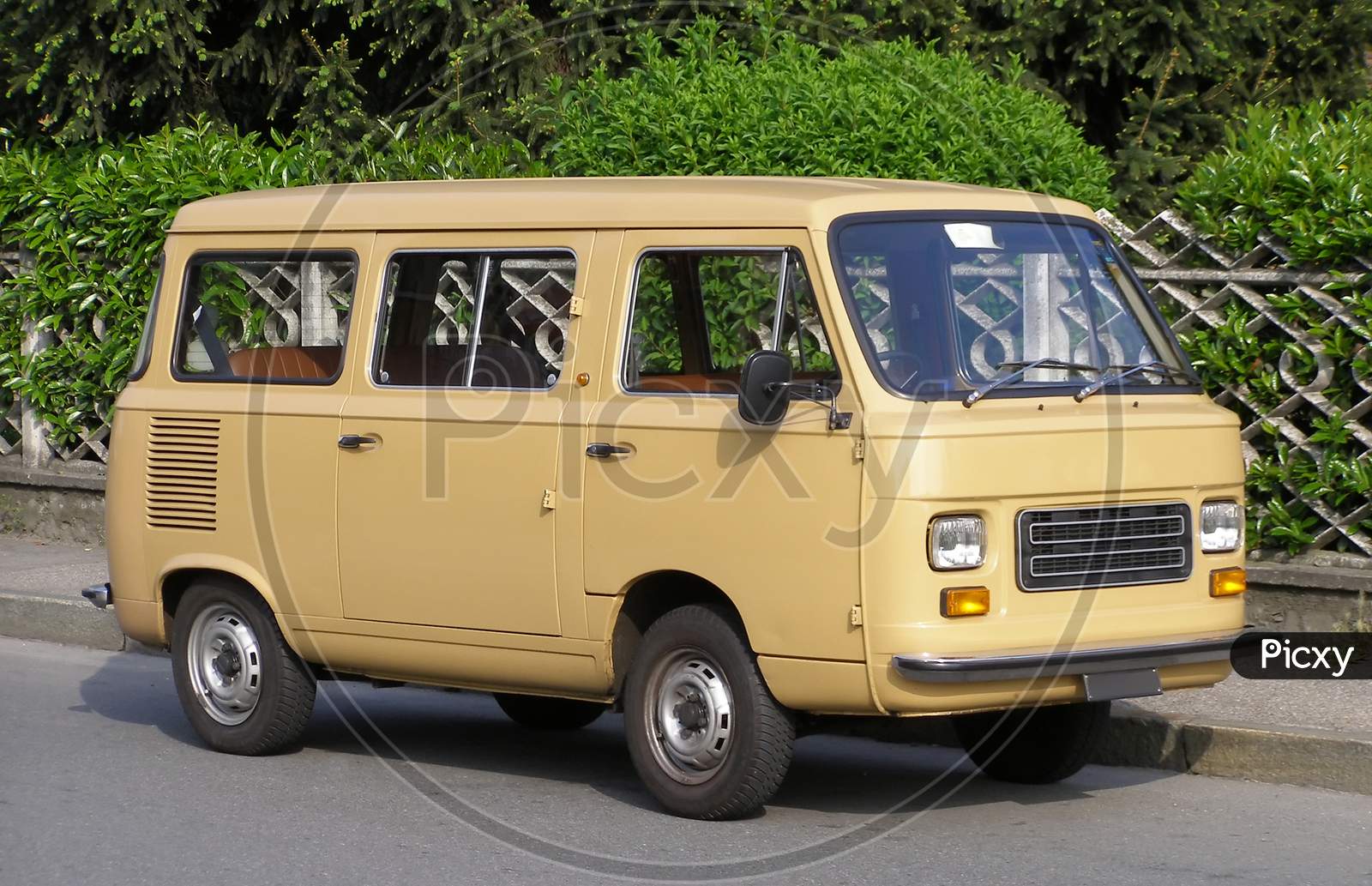 Vintage Yellow Van