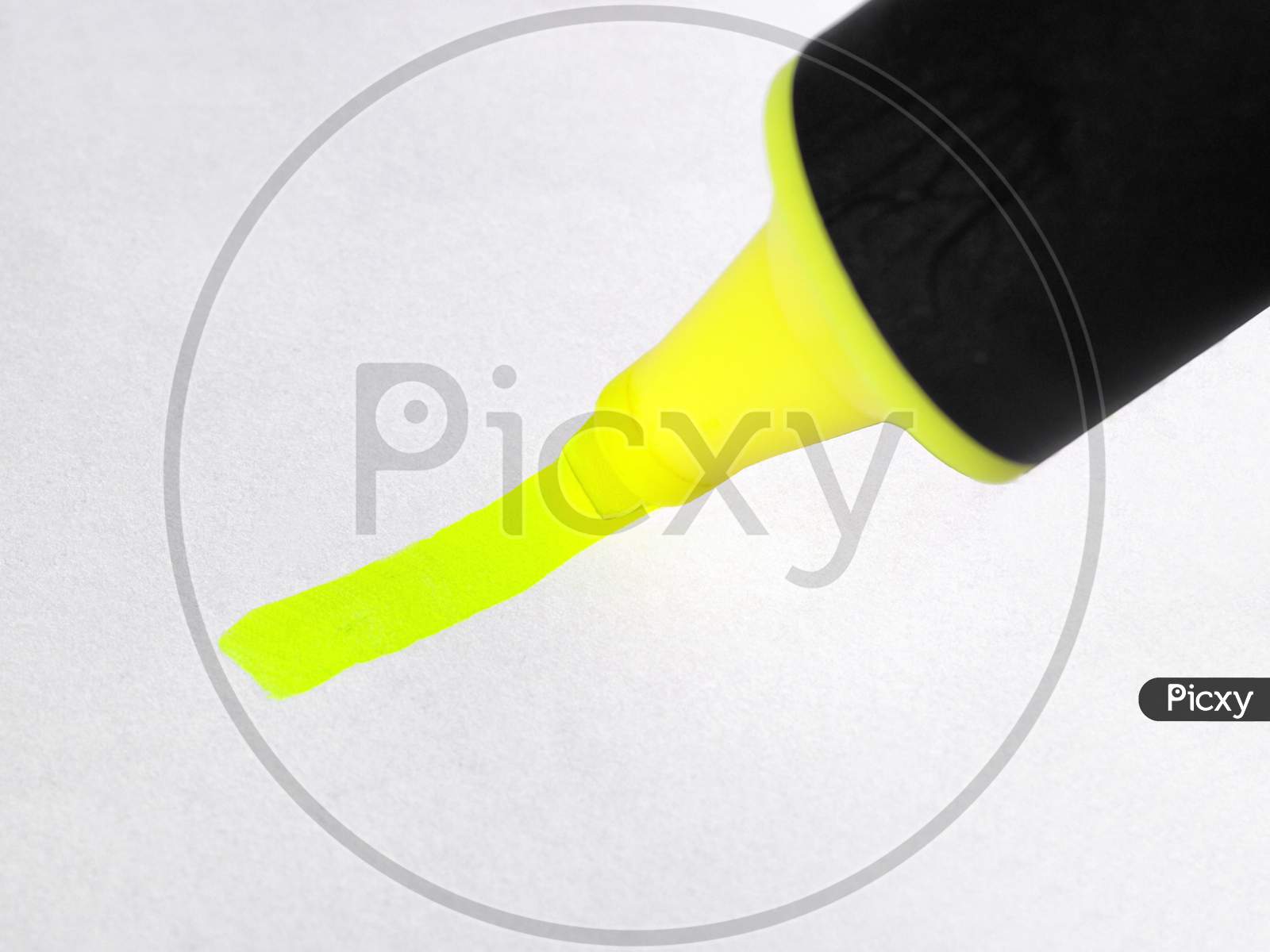 Yellow Highlighter Marker