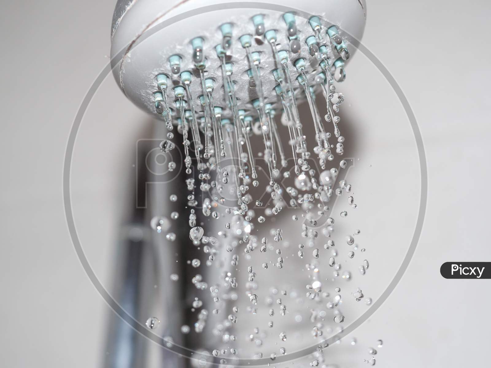 Drops Of Water From Shower Head