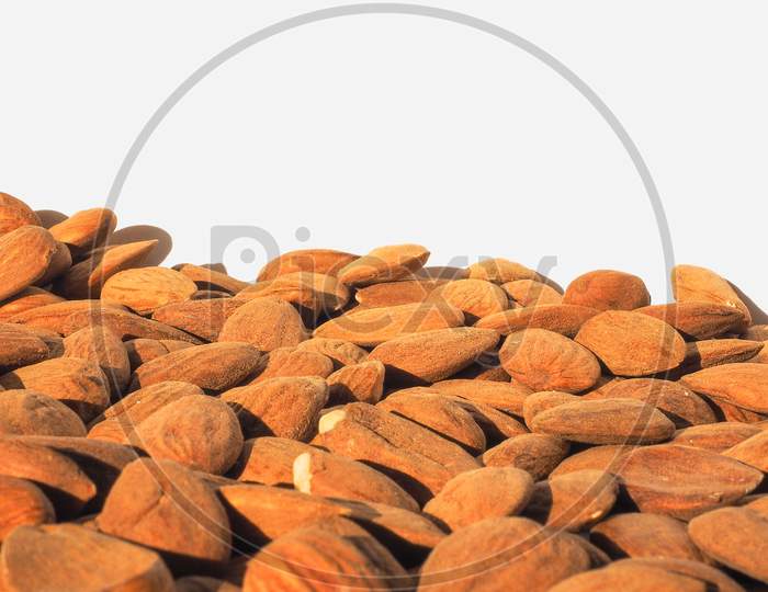 Almonds Dried Fruit With Copy Space