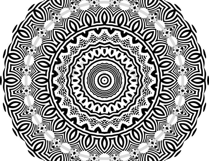 image-of-mandala-vector-illustration-round-ornament-black-and-white