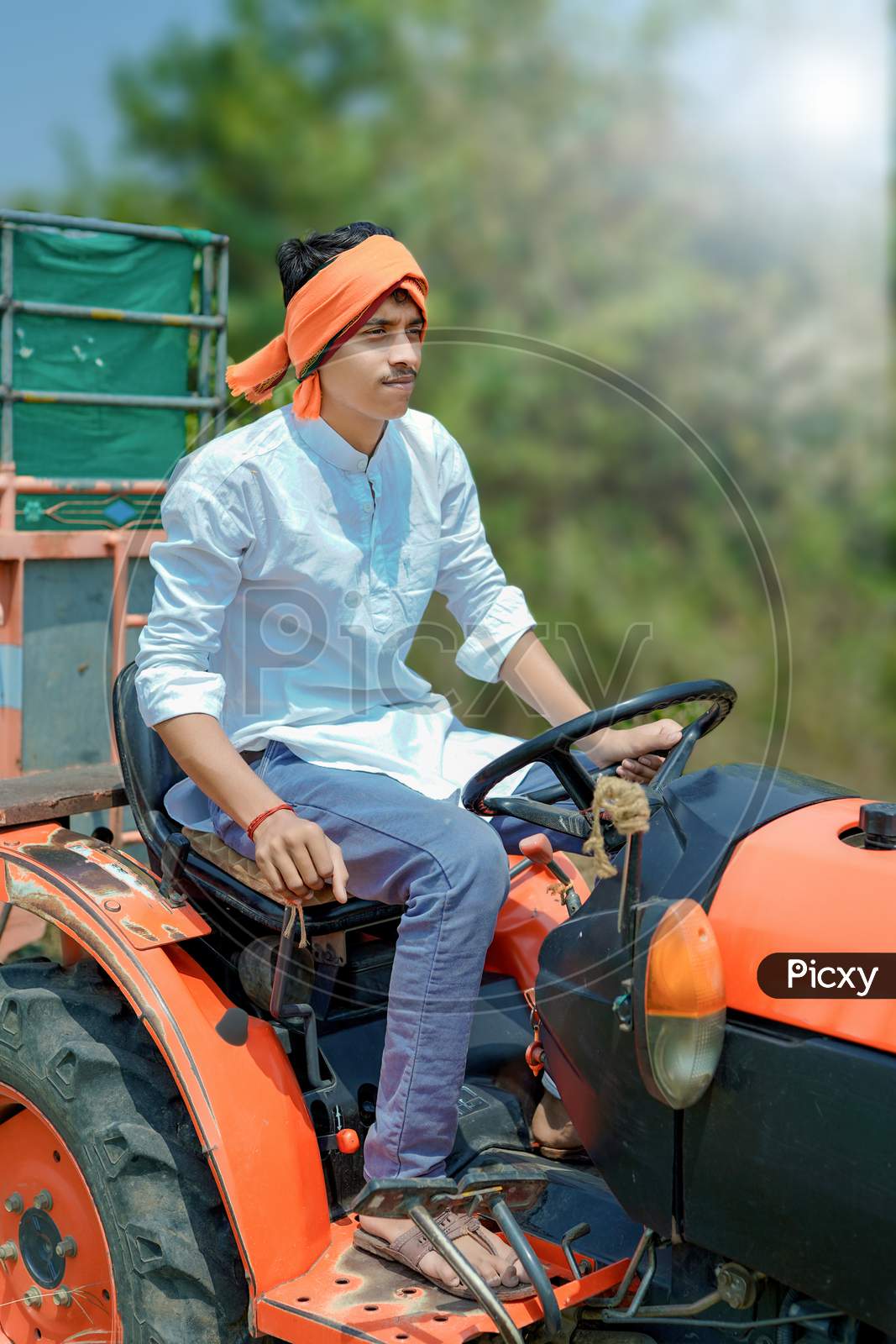 young Indian farmer