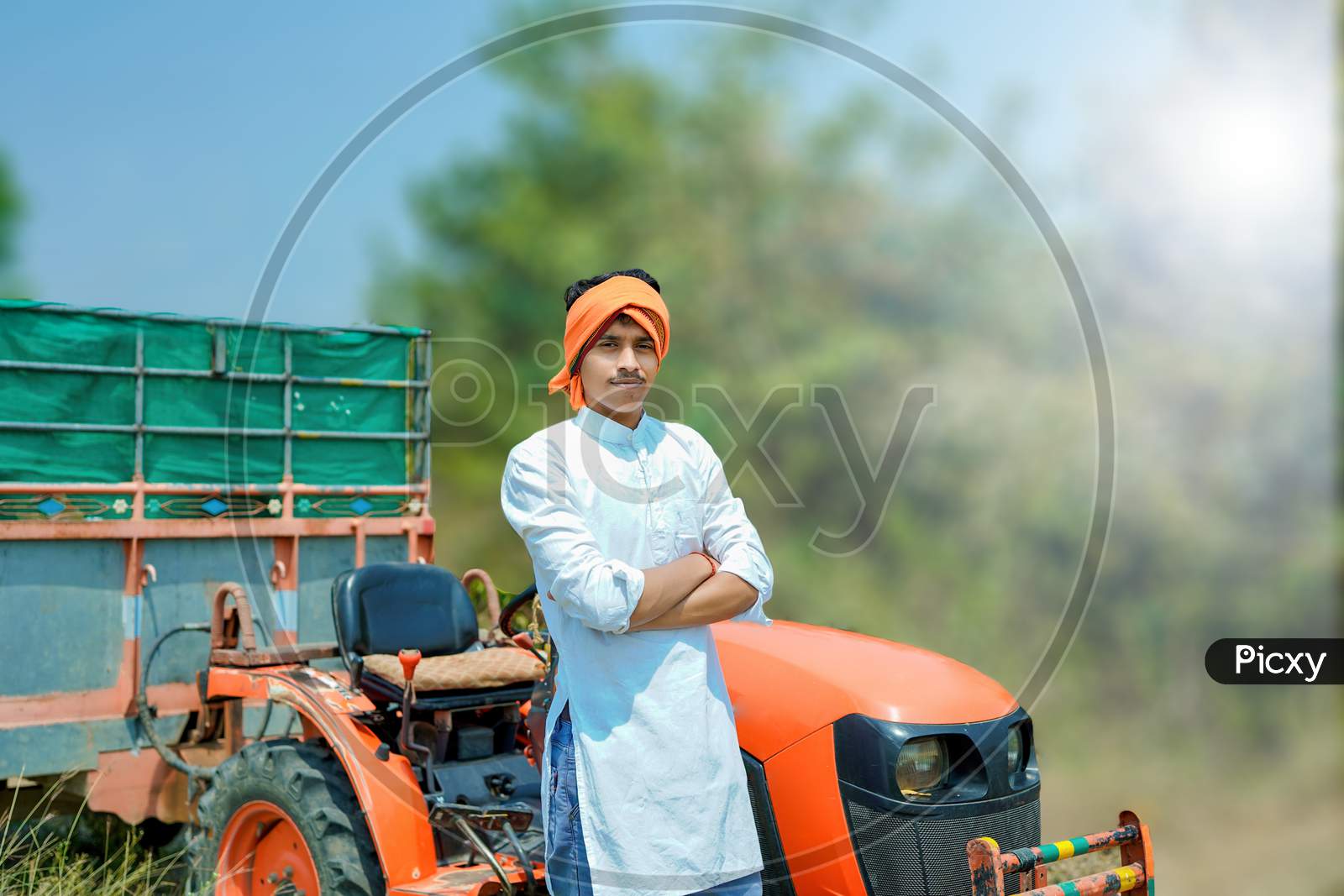 young Indian farmer