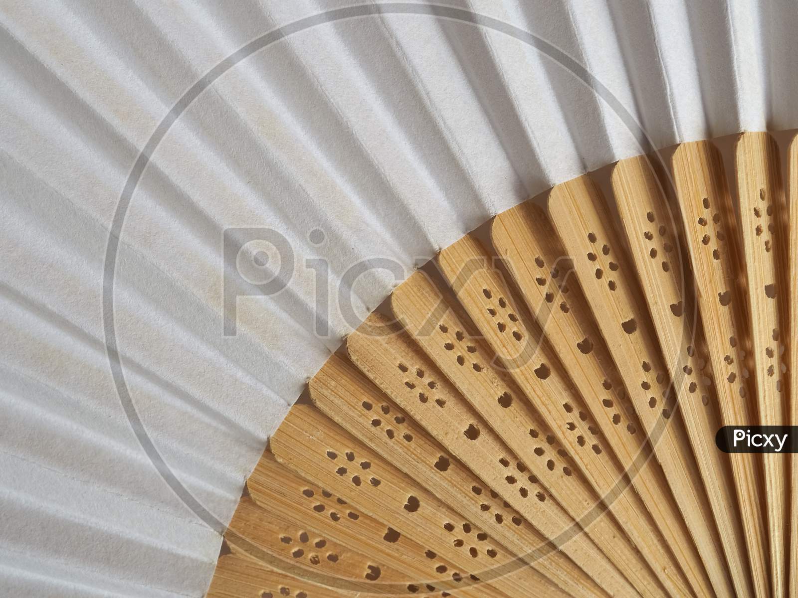 Traditional Japanese Or Chinese Hand Fan