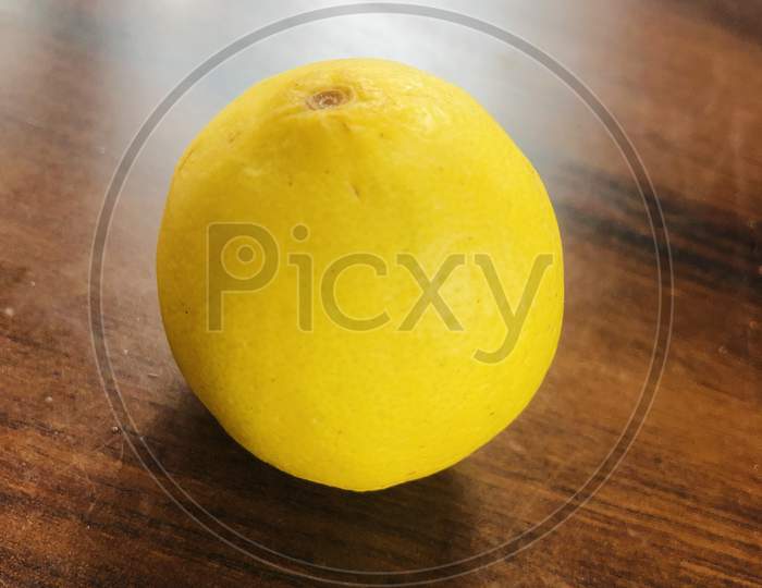 Natural Yellow Lemons Citrus Fruit