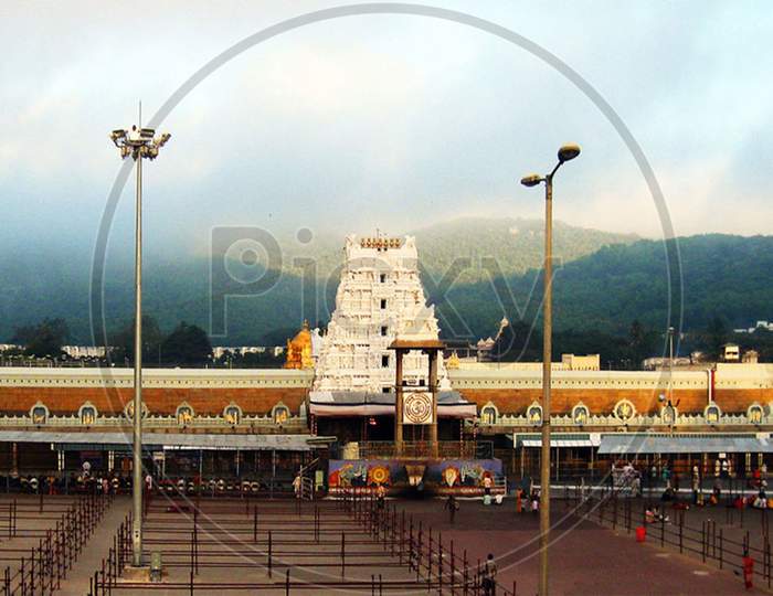 Tirupati Tirumala Venkateswara, Andhra Pradesh, This Main Temple Is A Magnificent Example Of The Fine Indian Temple Architecture