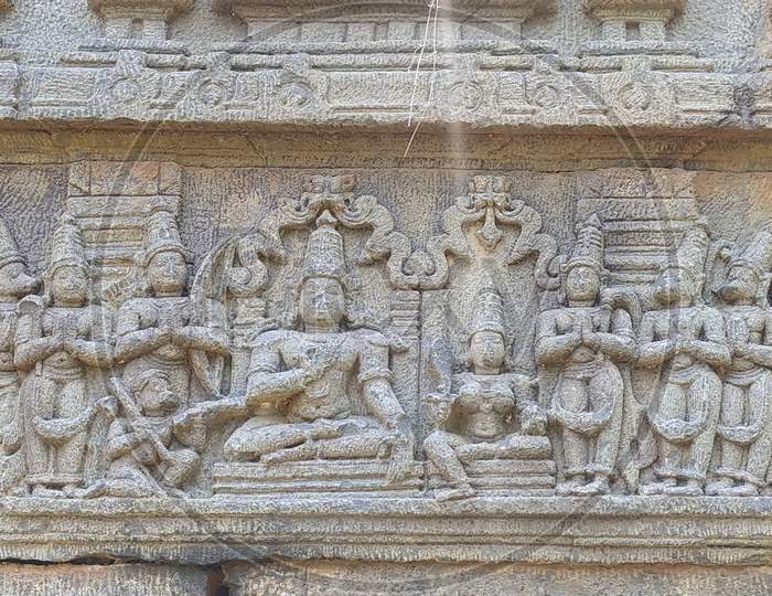 Ancient temple idols