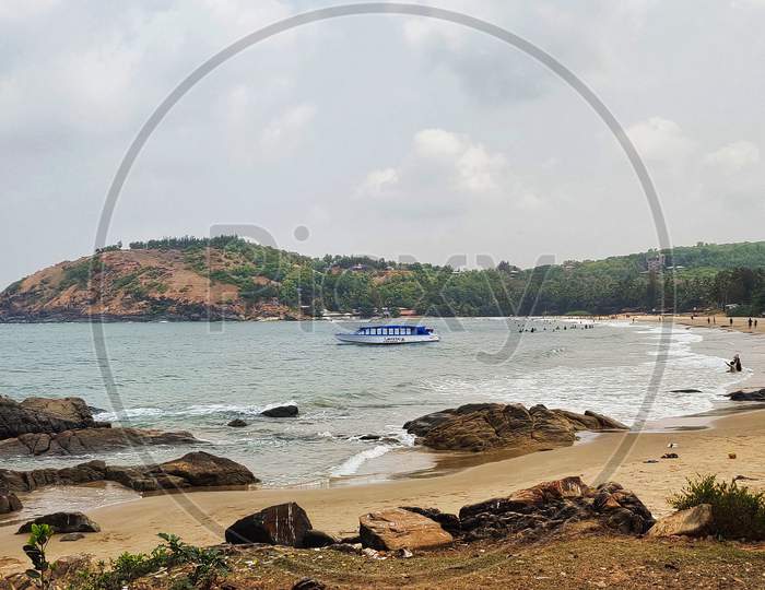 View of the beach,kudle beach