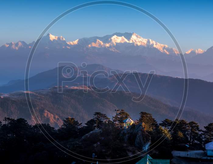 Kanchenjunga And Everest In A Single Frame, Sandakphu,West Bengal, India