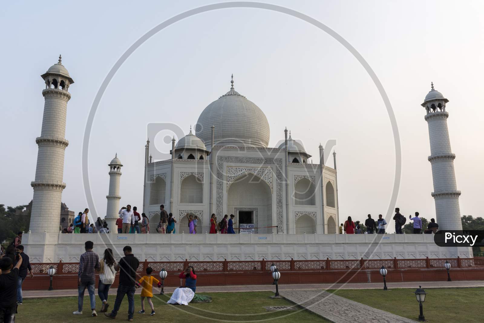 Day Time View Of The Replica Of Taj Mahal At Eco Park In Kolkata, India.