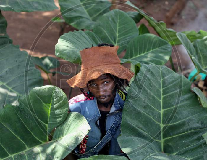 In the Yam leaves we have our swagga in the yam leaves the African American man says so