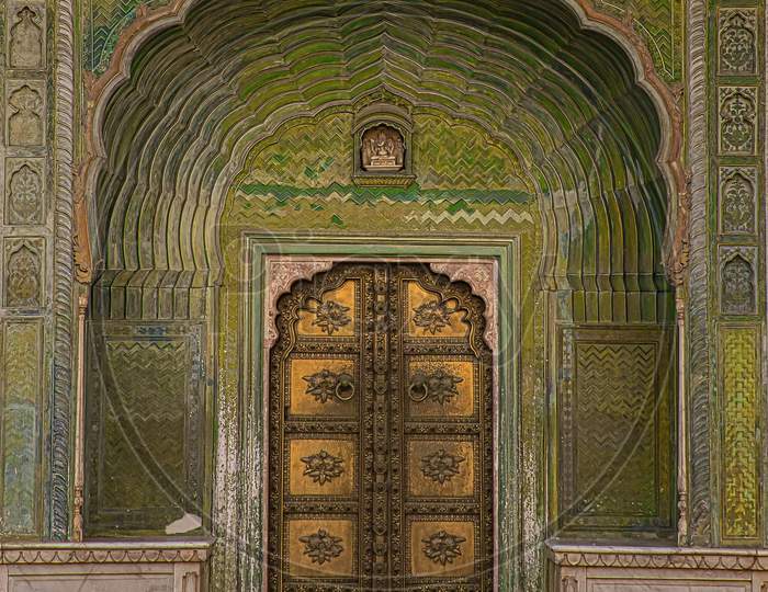 Beautiful doors at Jaipur, Rajasthan