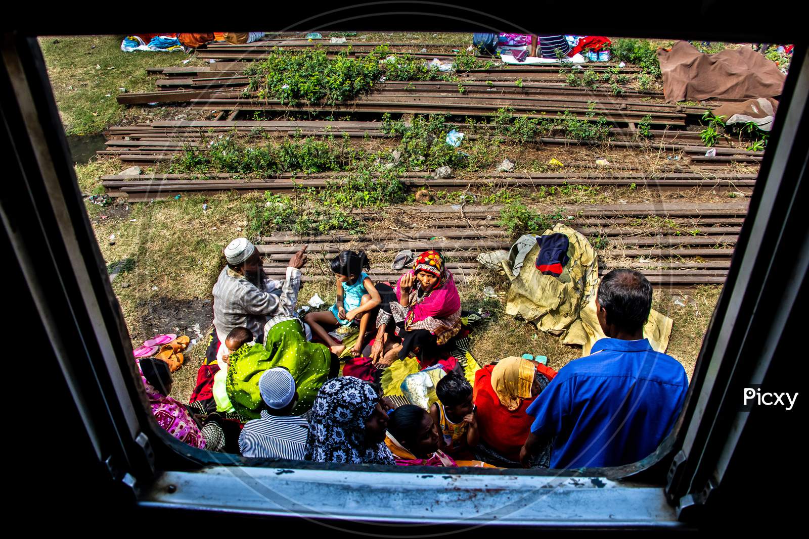 People Are Waiting For The Train I Captured This Image On 19Th February 2019 From Tonggi, Bangladesh, Asia, South Asia