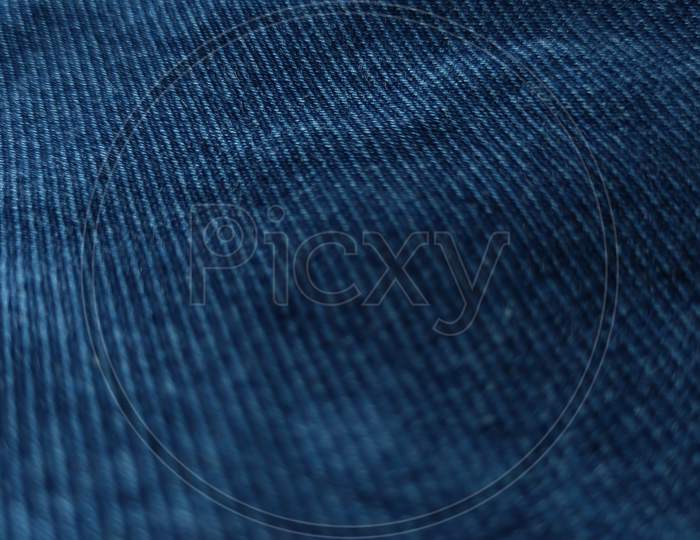 Blue color denim jeans pattern and texture design