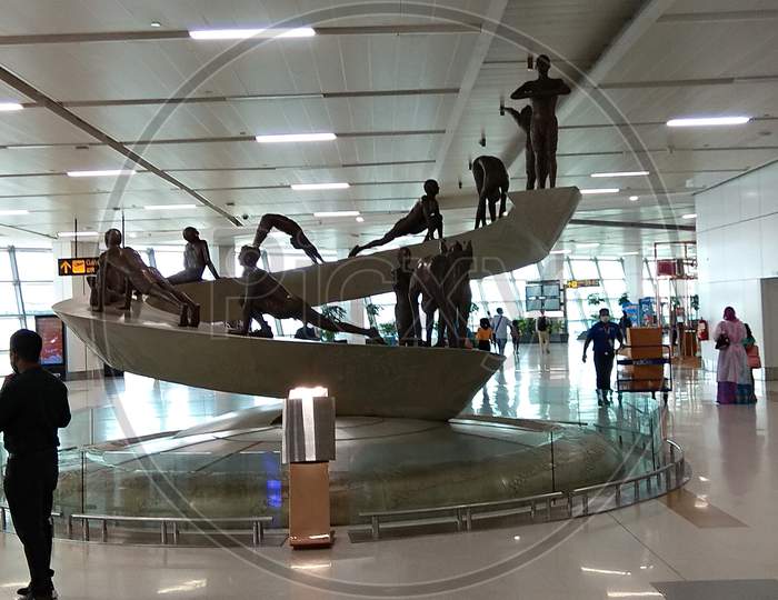 water craft in airport