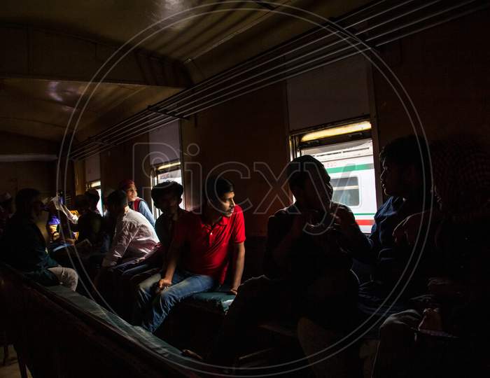 A Journey By Train I Captured This Image On 19 February 2019 From Dhaka, Bangladesh, South Asia.