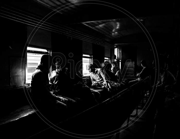 The Candid Motion Of Local Train Passenger I Captured This Image On 19 February 2019 From Dhaka, Bangladesh, South Asia.