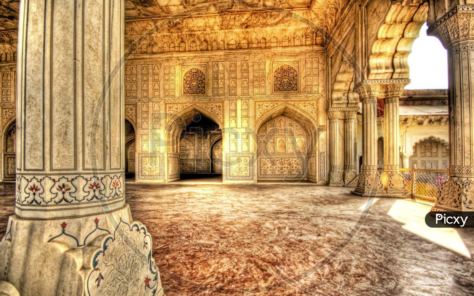 interior of a palace