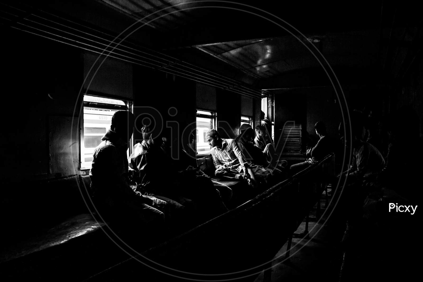 The Candid Motion Of Local Train Passenger I Captured This Image On 19 February 2019 From Dhaka, Bangladesh, South Asia.