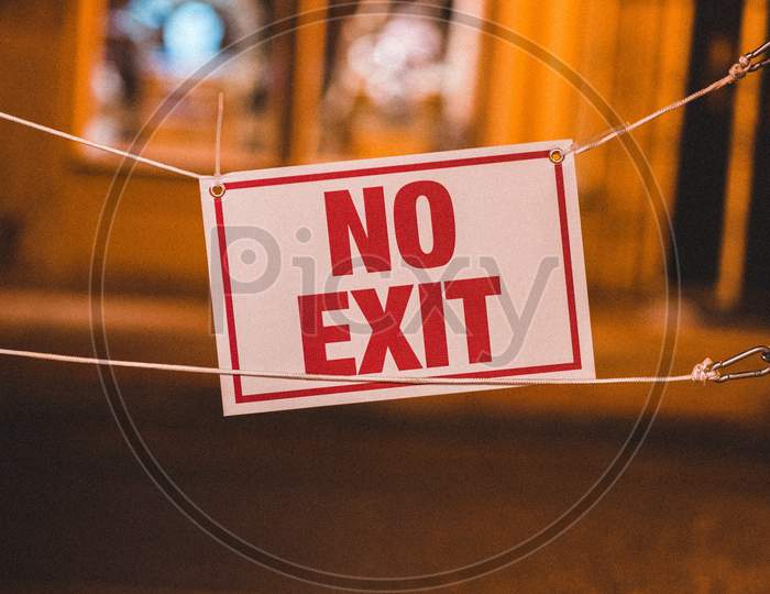 no exit board