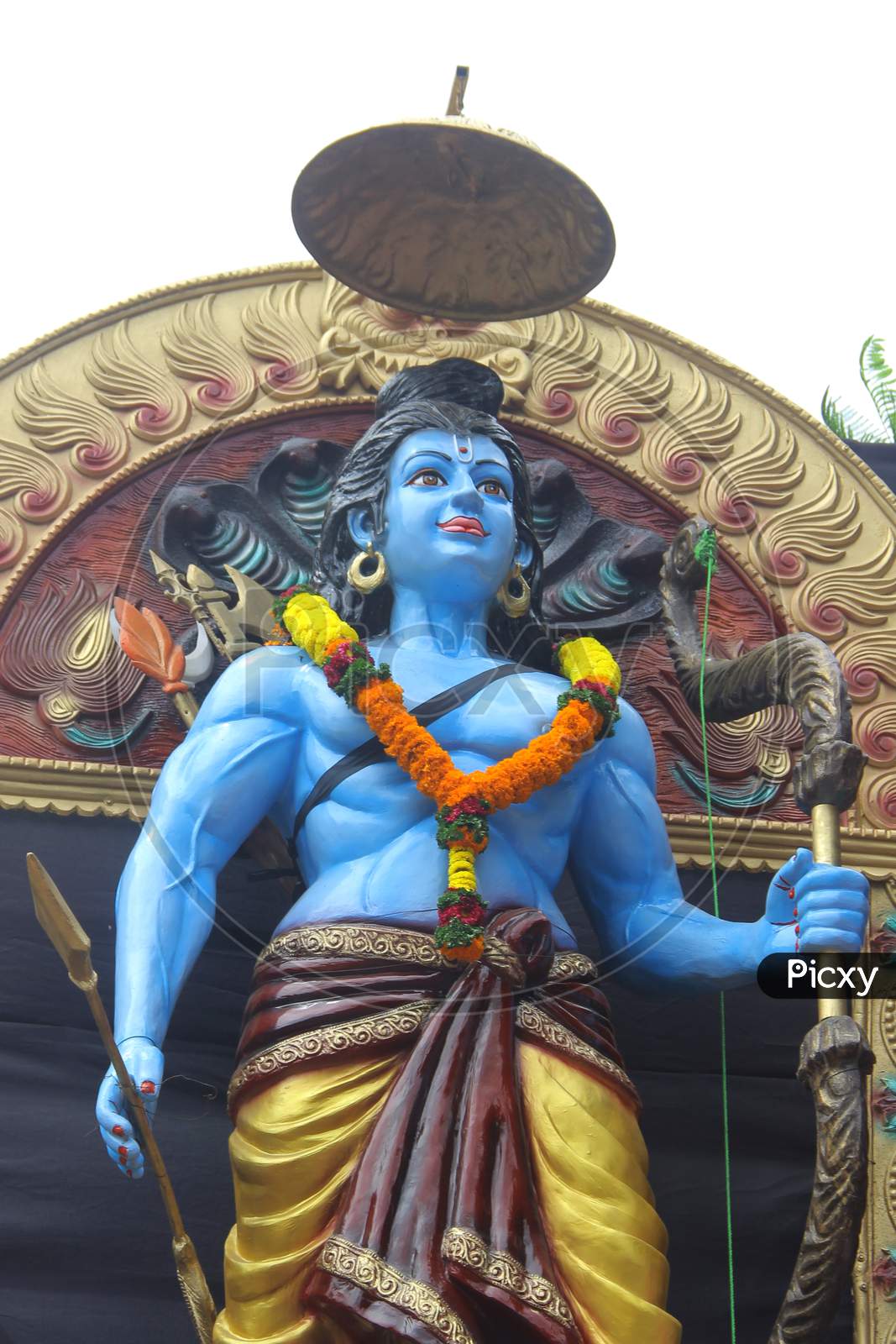 Lord Sri Rama Statue At Shri Rama Shobha Yatra In Pune