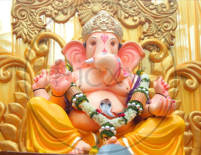 Ganesha Festival, Lord Ganesha In Pune City - Image