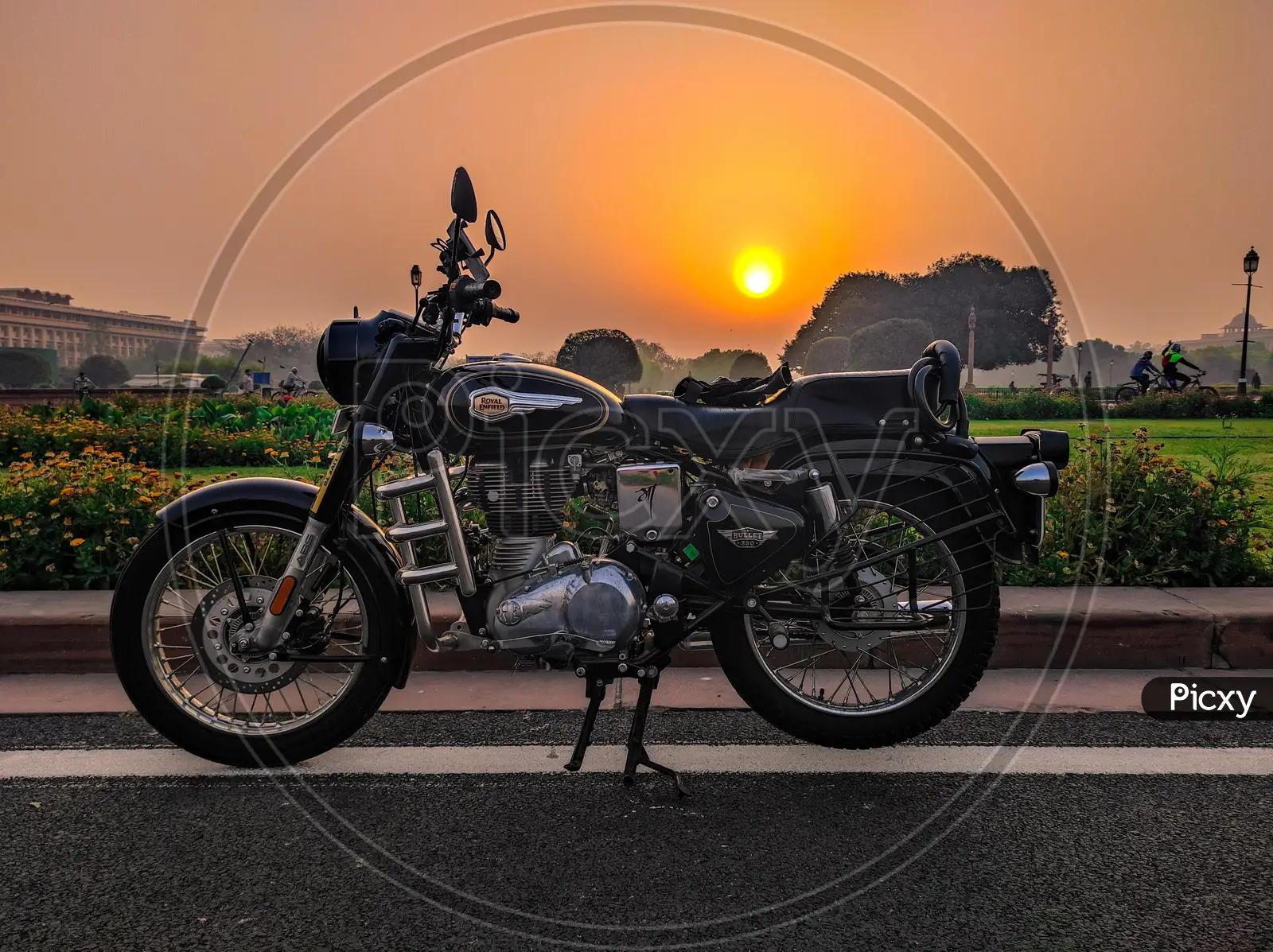 Image of royal enfield bullet bikes street photography WK938008 Picxy