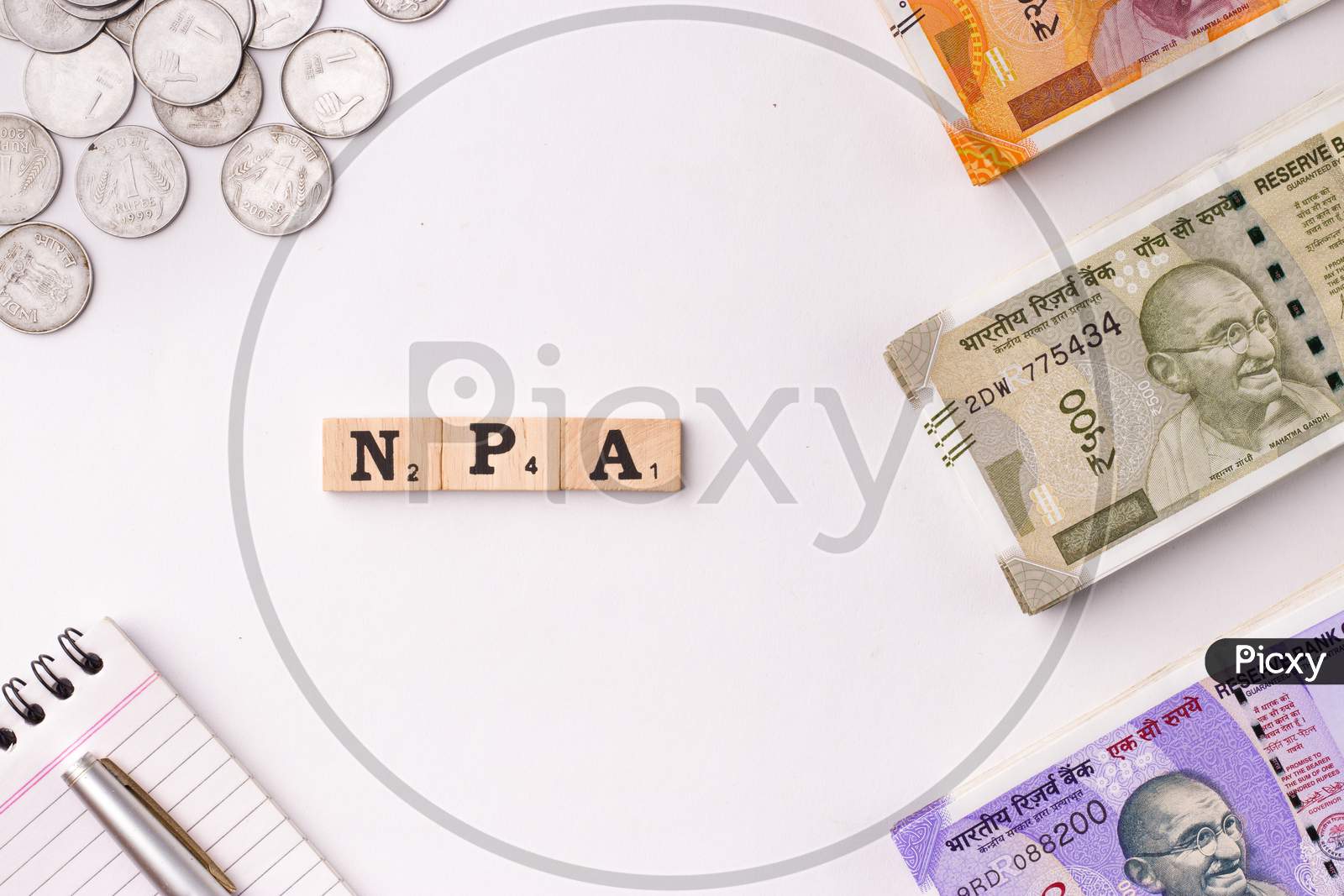 Assam, india - March 30, 2021 : Word PROFIT written on wooden cubes stock image.