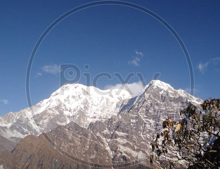 moutain view of nepal