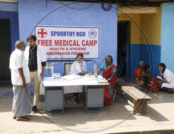 Free Medical Camp in Rural area