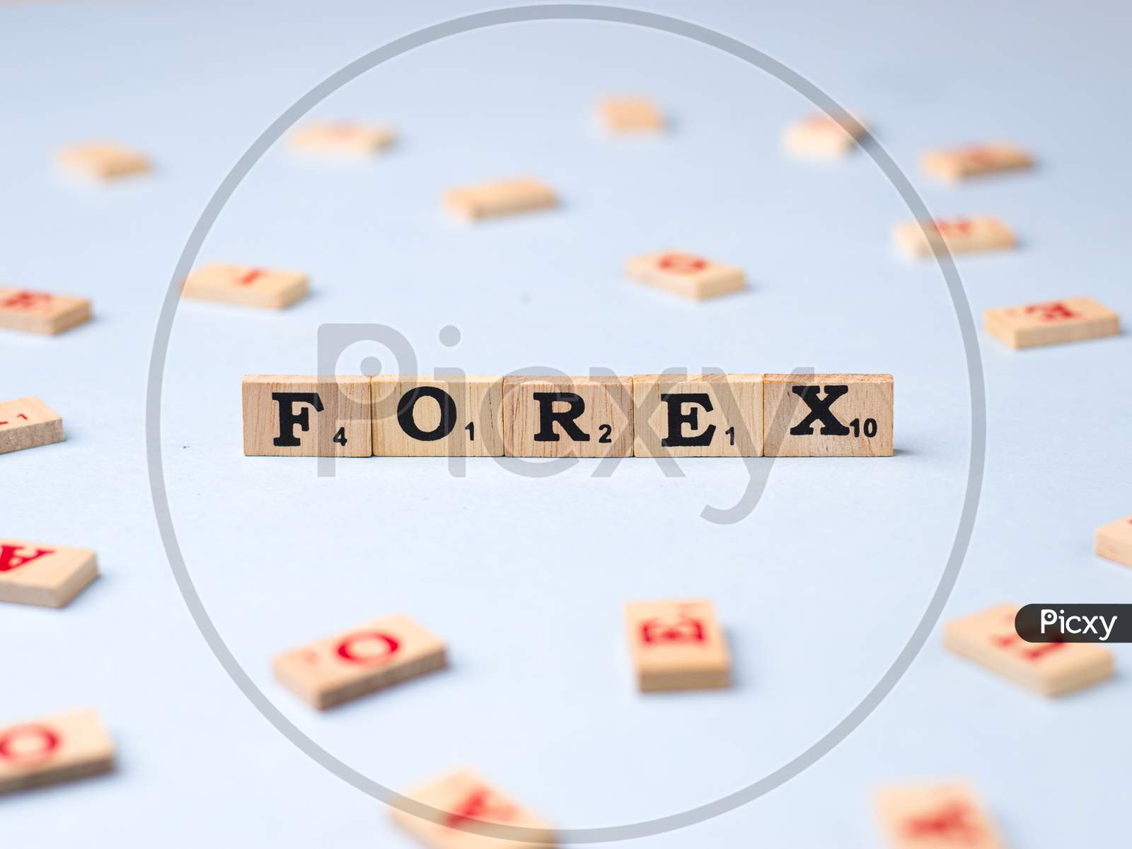 Assam, india - April 19, 2021 : Forex logo on phone screen stock image.