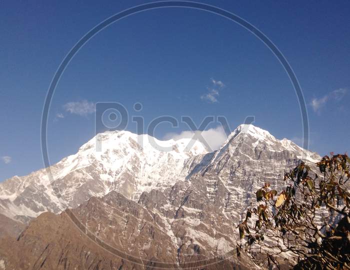 moutain view of nepal