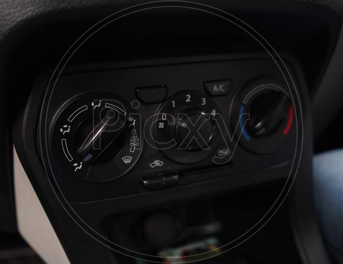 Old car air-conditioner buttons
