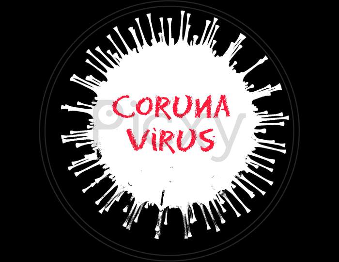 A creative art design coruna virus.