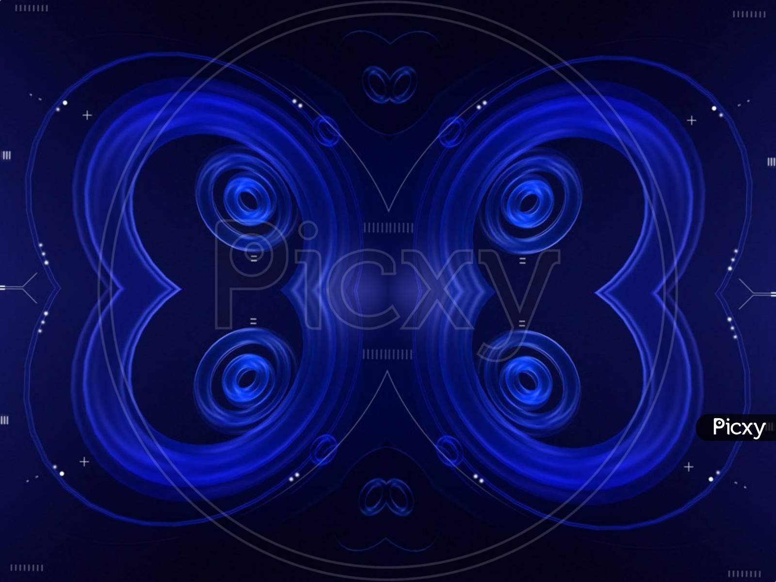 A creative beautiful beterfly design tecnological background.