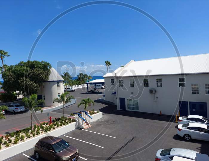 Philipsburg, Sint Maarten April 24 2021 A Sunny Day In Sint Maarten ,A View From Flamingo Beach Resort