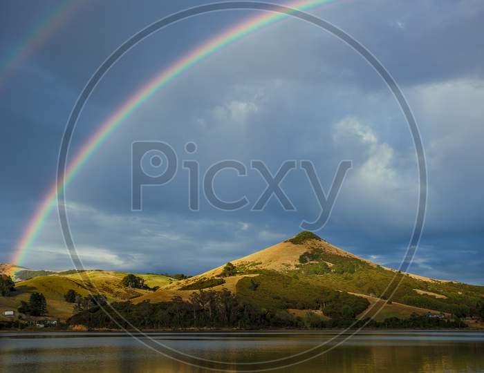 Double Rainbow Over The Otago Peninsula